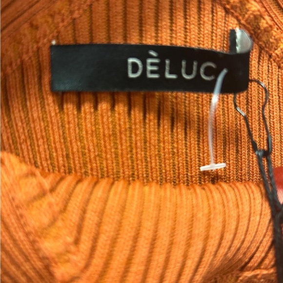 Deluc Terracotta Ribbed Top - Picture 5 of 5